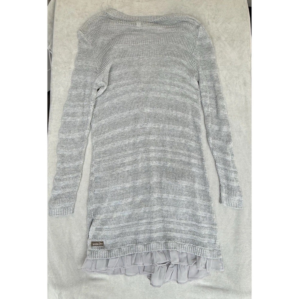 Matilda Jane Cardigan Women's Small Gray Wonderment Stay Cozy Angelic Ethereal - Picture 7 of 8